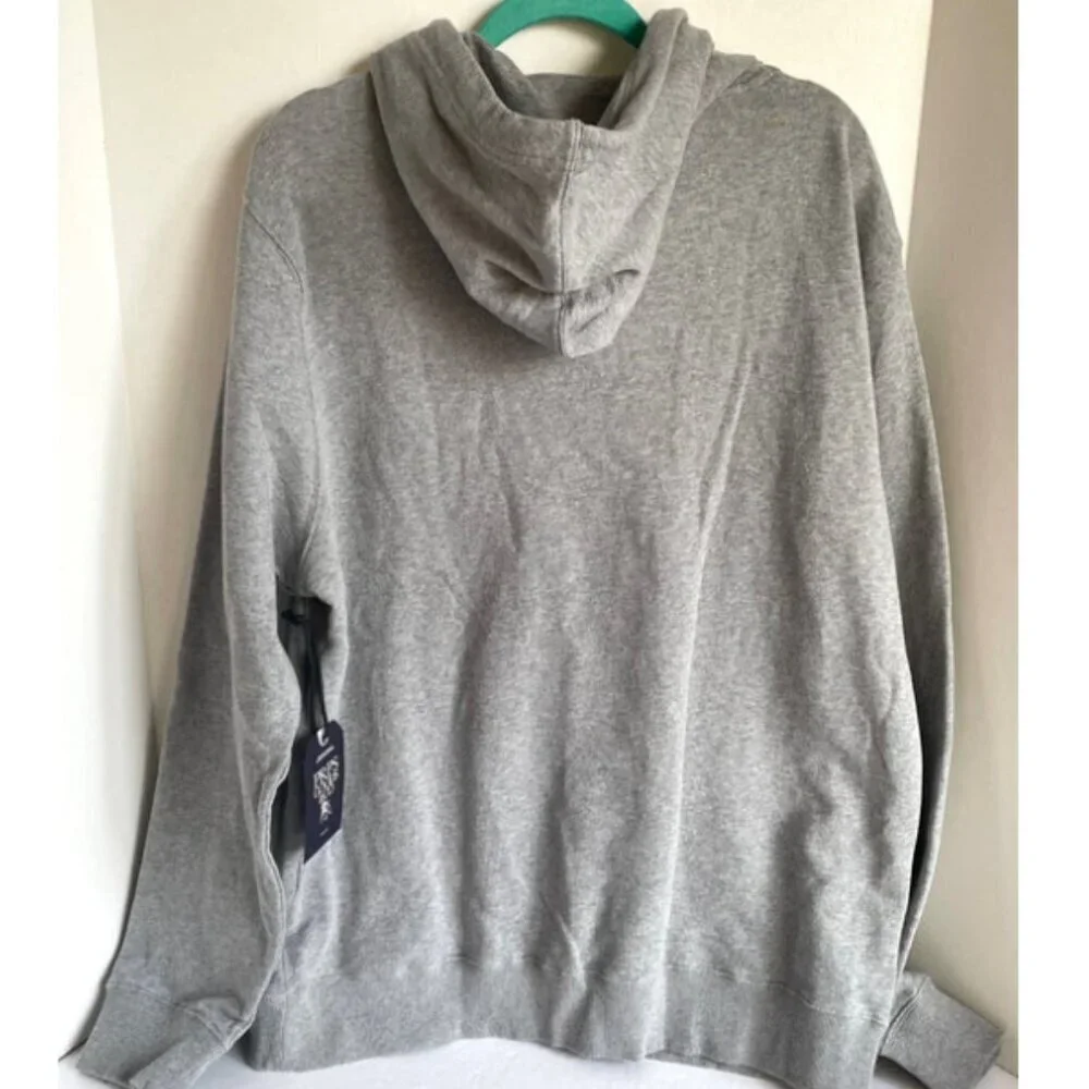 Prps Hoodie Mens Medium Gray Sweatshirt Pullover Logo Pockets Sweater - Picture 2 of 5